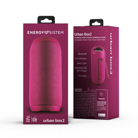 Energy Sistem | Speaker | Urban Box 2 | 10 W | Bluetooth | Magneta | Wireless connection - 5